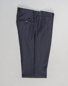 Composition: 100% Super 130's Wool
Farbric: PE0Y16 - 0110 / Navy Blue 
Model: Aida
Full Canvas
Made in Soragna, Parma , Italy Caruso Super 130's Wool Suit / Navy