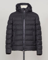 Italian engineering meets Nordic practicality. This Herno down jacket blends wool with premium down insulation for refined warmth without bulk. The clean black silhouette layers effortlessly over suiting or knitwear, making it the essential bridge piece between seasons. Designed for the discerning wearer who refuses to compromise on either form or function. Herno Wool Blend Down Jacket / Black