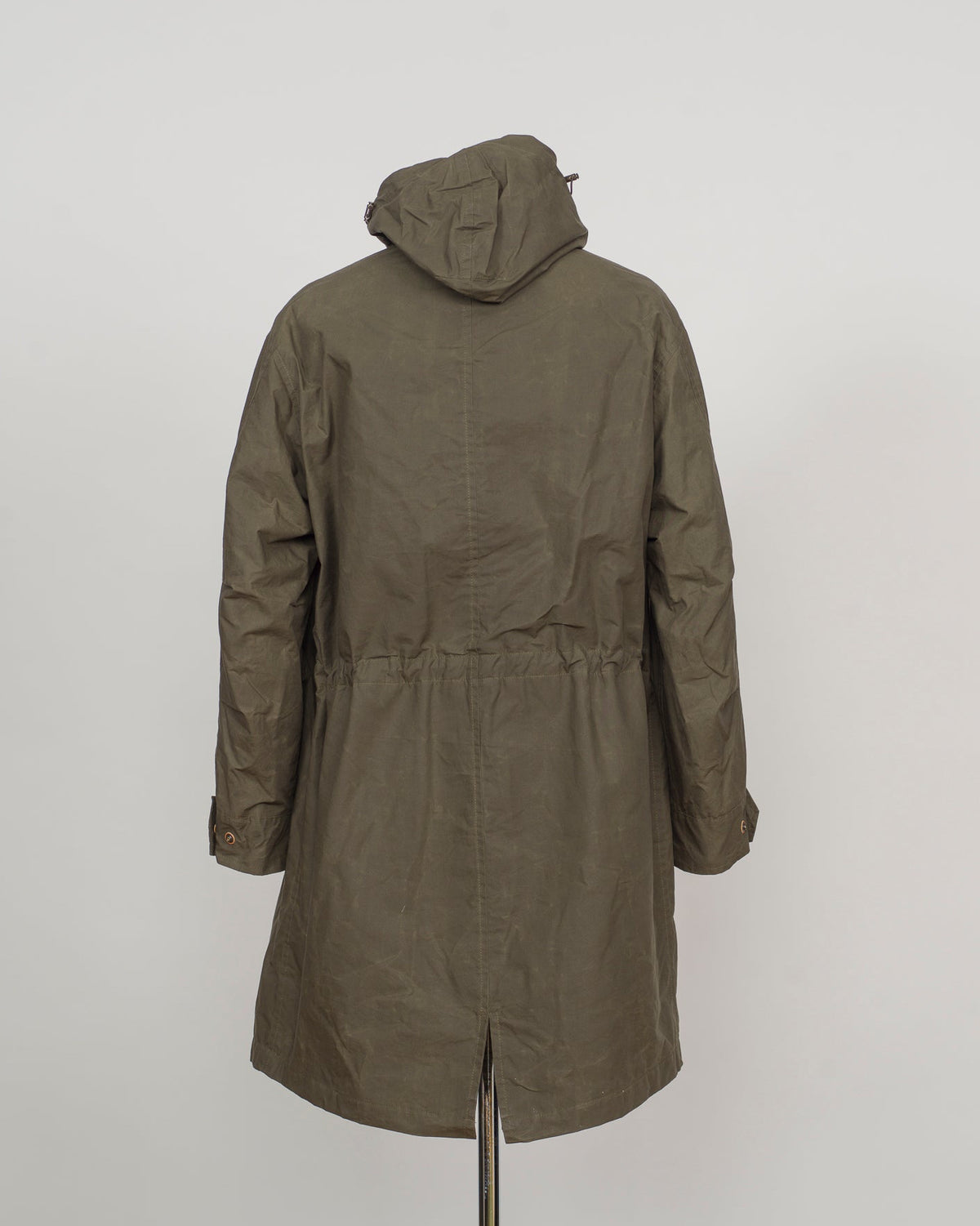 L'Impermeabile Waxed Cotton Parka / Dark Green