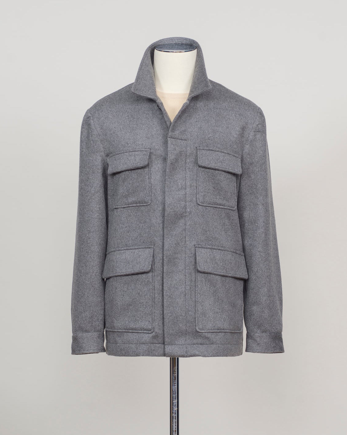 Alessandro Gherardi Cashmere Shirt Jacket / Grey
