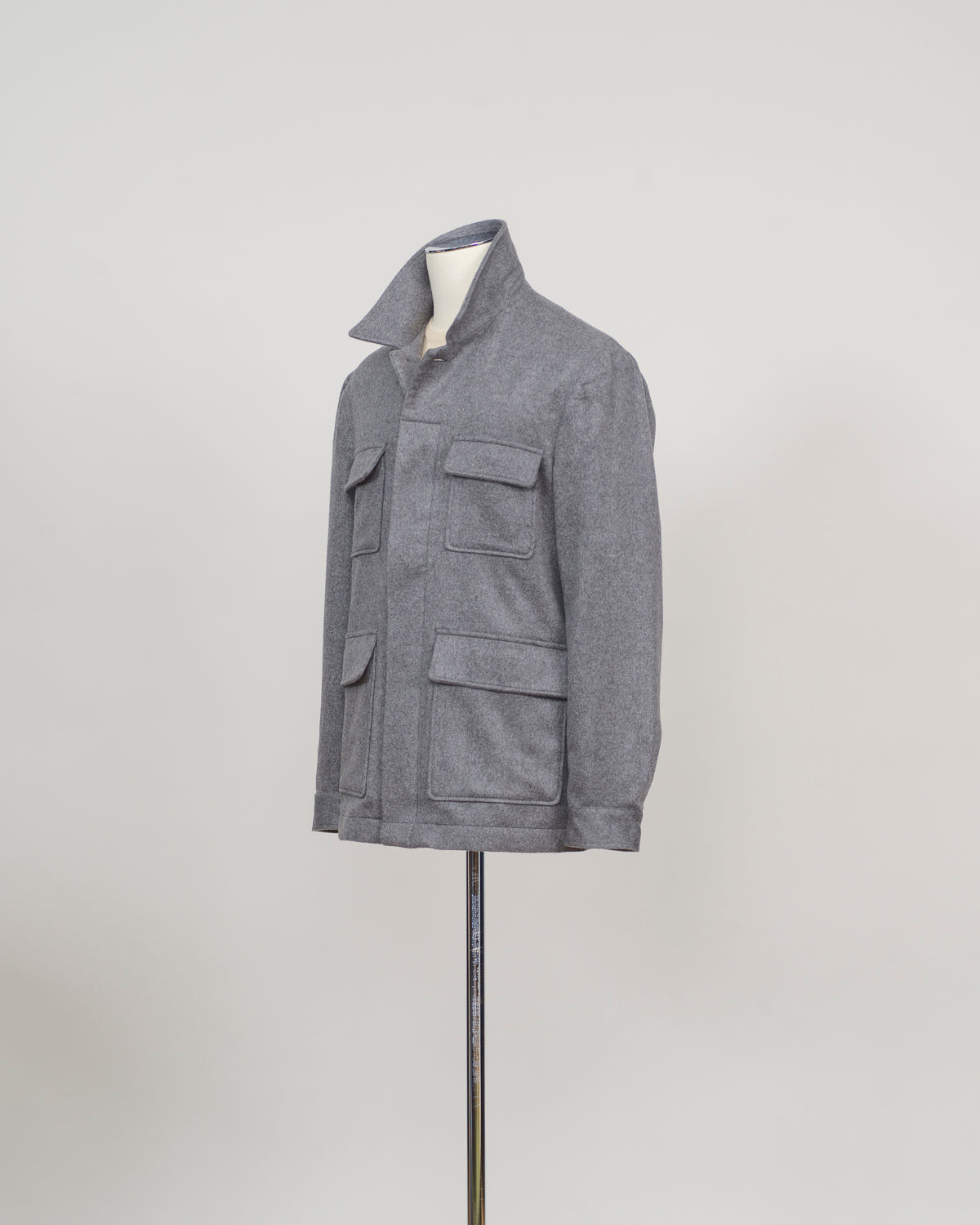 Alessandro Gherardi Cashmere Shirt Jacket / Grey