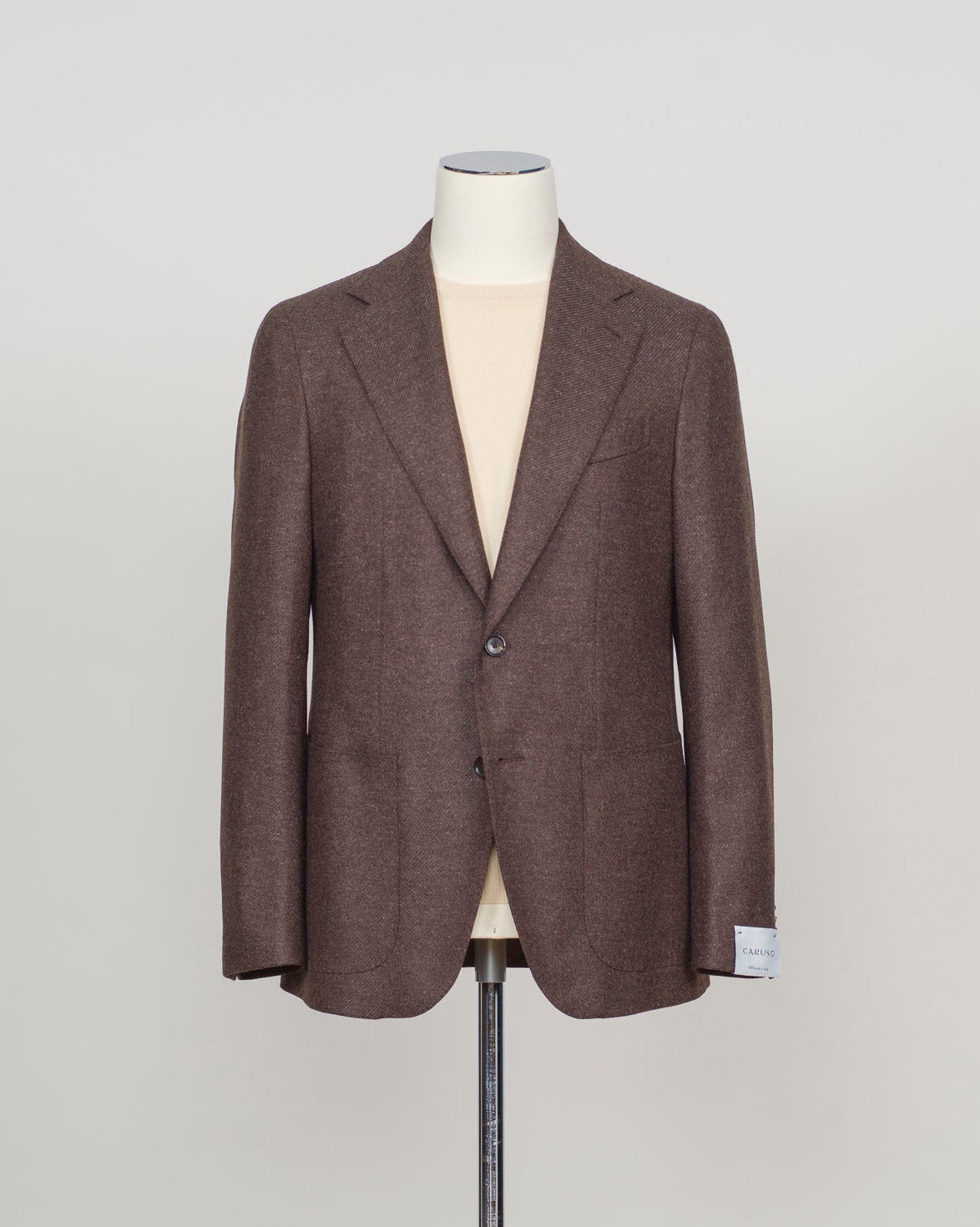 Caruso Wool & Cashmere Jacket / Brown