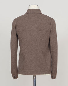 Crafted from a luxurious blend of wool and cashmere, the FLY3 Overshirt brings refined layering to your wardrobe. The structured silhouette works seamlessly over knitwear or worn open as a statement piece. Brown pairs effortlessly with neutrals and bold colors alike. Ideal for transitional seasons and versatile enough for both casual and tailored occasions. Expertly finished with attention to detail throughout. FLY3 Wool &amp; Cashmere Overshirt / Brown
