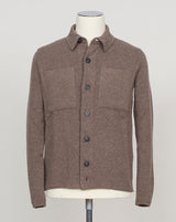 Crafted from a luxurious blend of wool and cashmere, the FLY3 Overshirt brings refined layering to your wardrobe. The structured silhouette works seamlessly over knitwear or worn open as a statement piece. Brown pairs effortlessly with neutrals and bold colors alike. Ideal for transitional seasons and versatile enough for both casual and tailored occasions. Expertly finished with attention to detail throughout. FLY3 Wool &amp; Cashmere Overshirt / Brown
