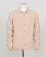 Crafted from boiled wool, this Gran Sasso overshirt delivers understated sophistication with substantial warmth. The structured fabric resists wrinkles and develops character with wear. Layer over knits or wear standalone for effortless, refined style. Beige tone pairs seamlessly with neutrals and brighter tones alike. Gran Sasso Boiled Wool Overshirt / Beige