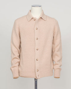 Crafted from boiled wool, this Gran Sasso overshirt delivers understated sophistication with substantial warmth. The structured fabric resists wrinkles and develops character with wear. Layer over knits or wear standalone for effortless, refined style. Beige tone pairs seamlessly with neutrals and brighter tones alike. Gran Sasso Boiled Wool Overshirt / Beige