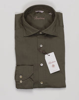 This denim shirt combines Stenströms' signature precision tailoring with a contemporary stretch weave, delivering comfort without compromise. The rich green tone works seamlessly across casual and layered looks. Pure cotton blend with subtle elastane for natural movement and lasting shape retention. Stenströms Denim Stretch Shirt / Green