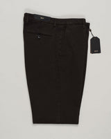 Italian cotton chinos in a refined dark brown. Crafted from premium Naviglio cotton with a relaxed yet tailored fit. Versatile enough for casual weekends or dressed up with a blazer. Clean lines and understated elegance—a wardrobe essential Briglia Naviglio Cotton Chinos / Dark Brown