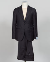 Caruso Super 130's Wool Suit / Black