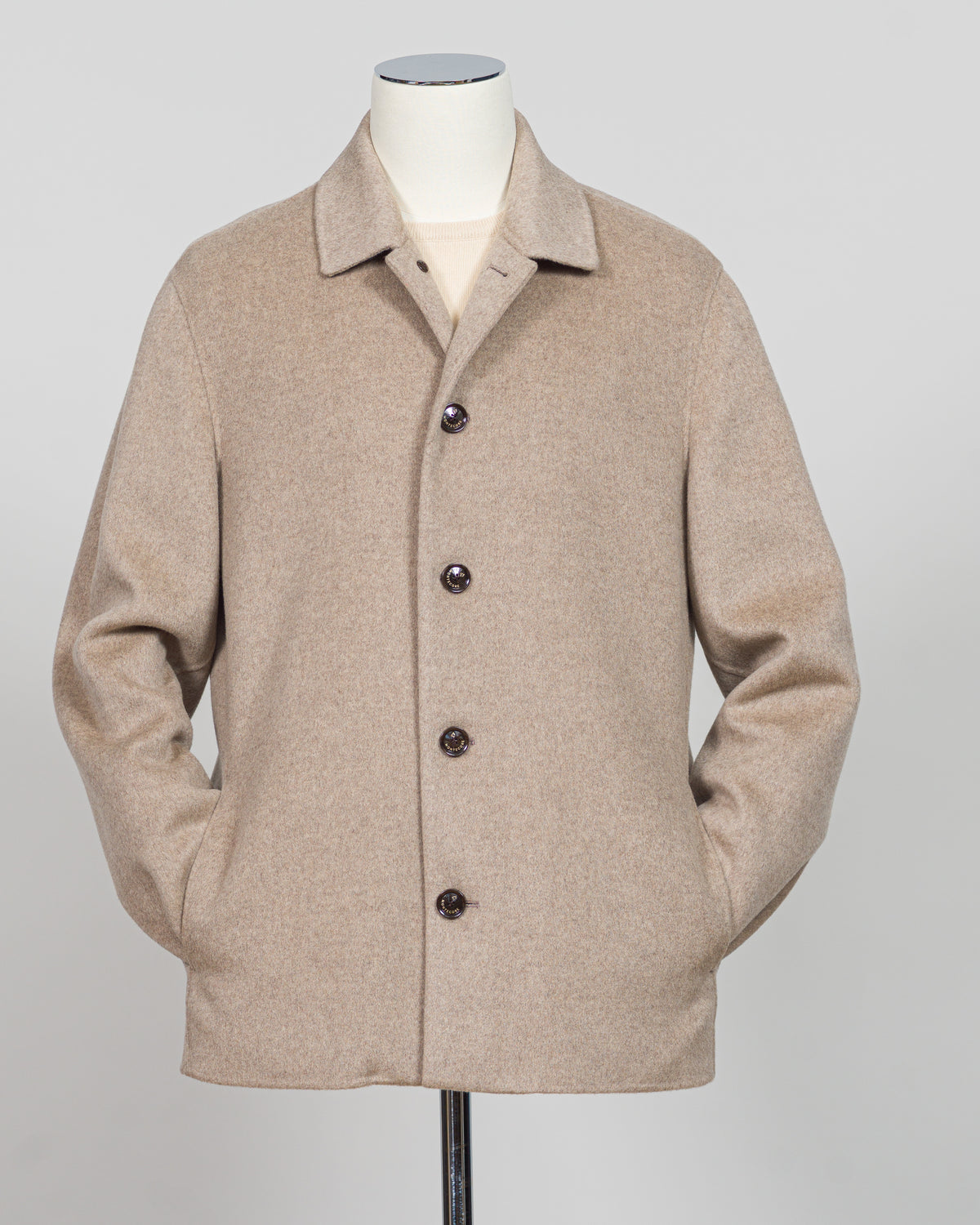 Elevate your essentials with the Montecore Cashmere Jacket in timeless beige. Crafted from pure cashmere, this luxurious layer delivers uncompromising softness and warmth for year-round sophistication. The refined silhouette pairs seamlessly with tailored trousers or relaxed separates, making it an investment piece that transcends seasons and trends. Expertly finished for longevity and comfort.