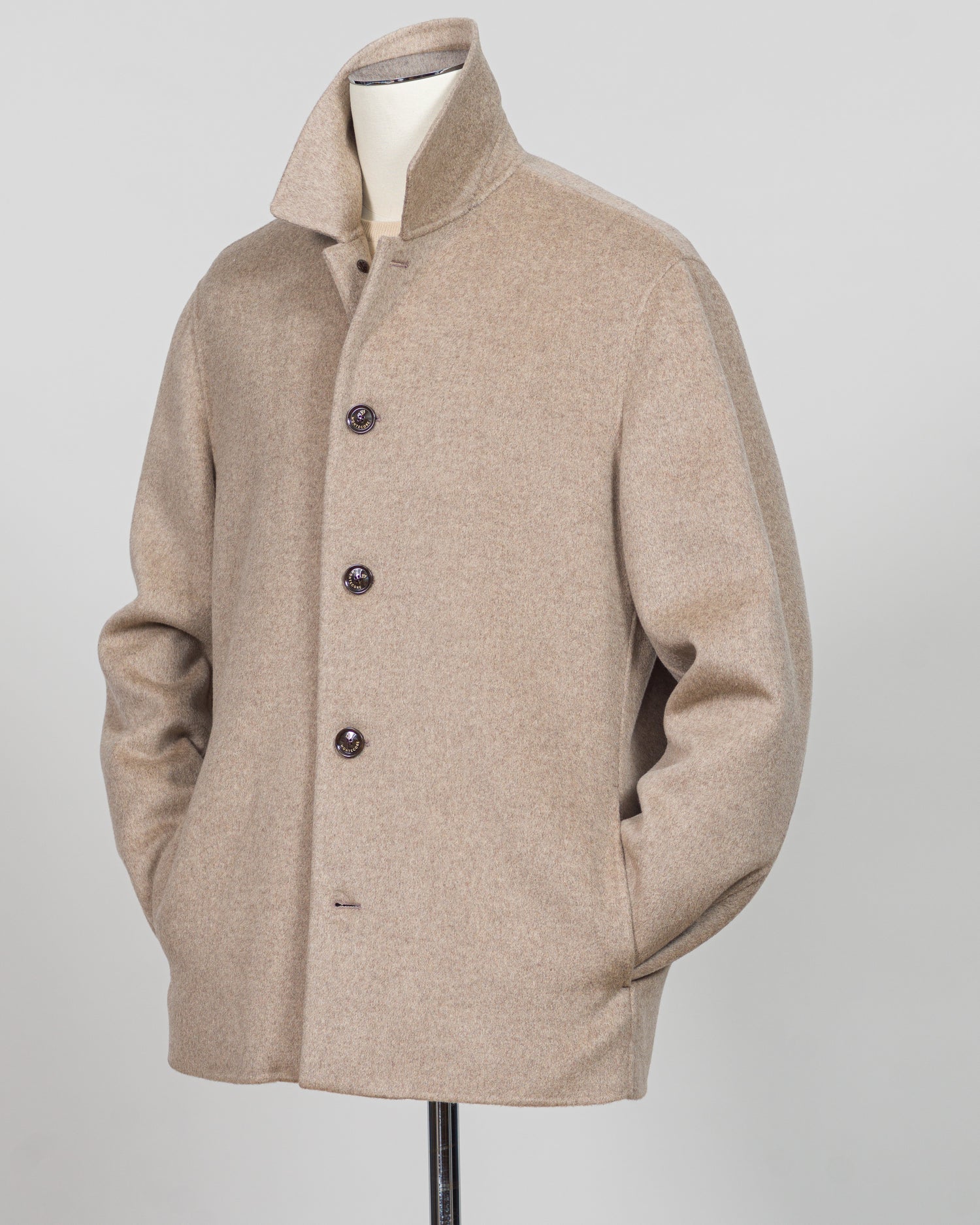 Elevate your essentials with the Montecore Cashmere Jacket in timeless beige. Crafted from pure cashmere, this luxurious layer delivers uncompromising softness and warmth for year-round sophistication. The refined silhouette pairs seamlessly with tailored trousers or relaxed separates, making it an investment piece that transcends seasons and trends. Expertly finished for longevity and comfort.
