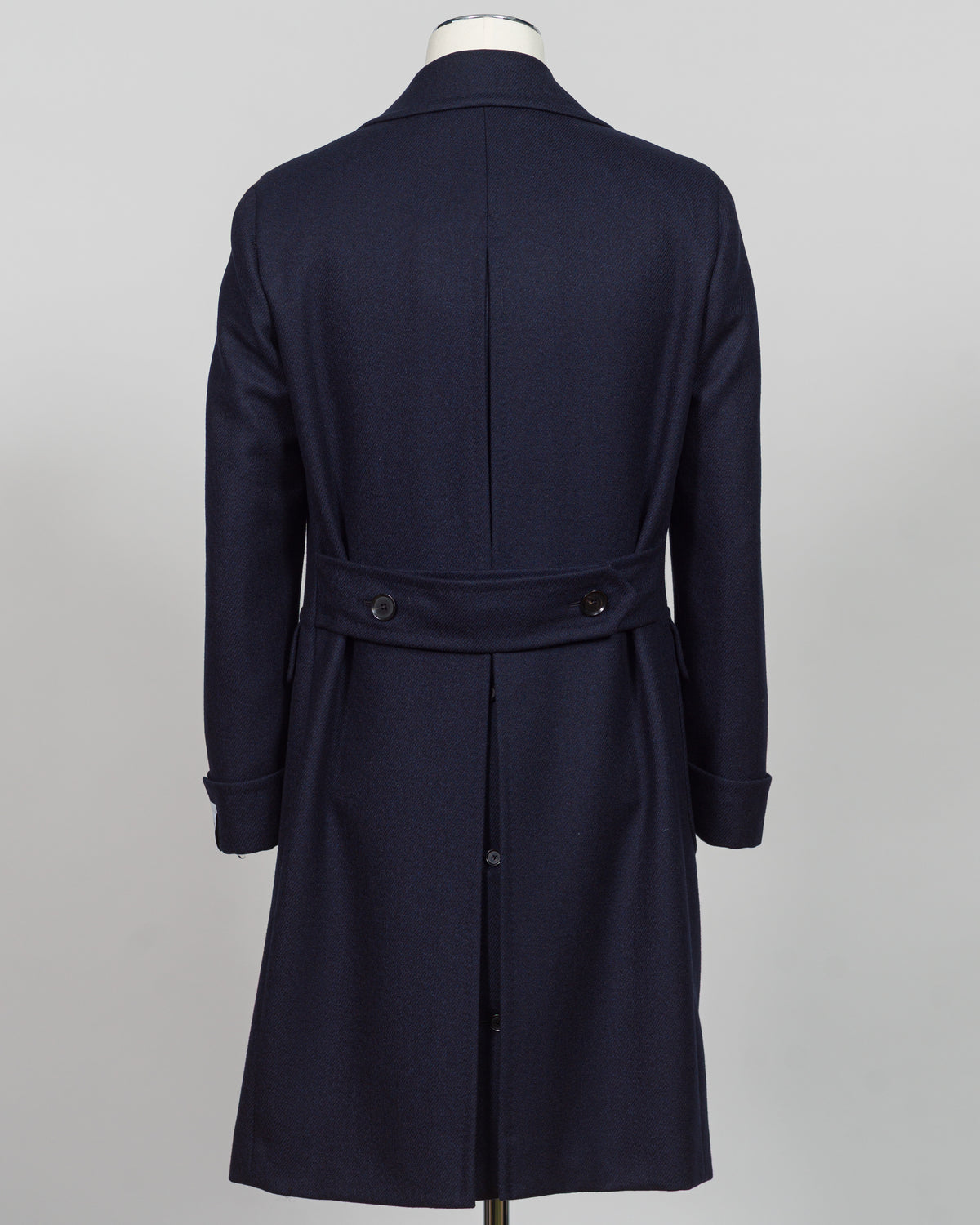 Caruso Wool & Cashmere Otello Overcoat / Navy
