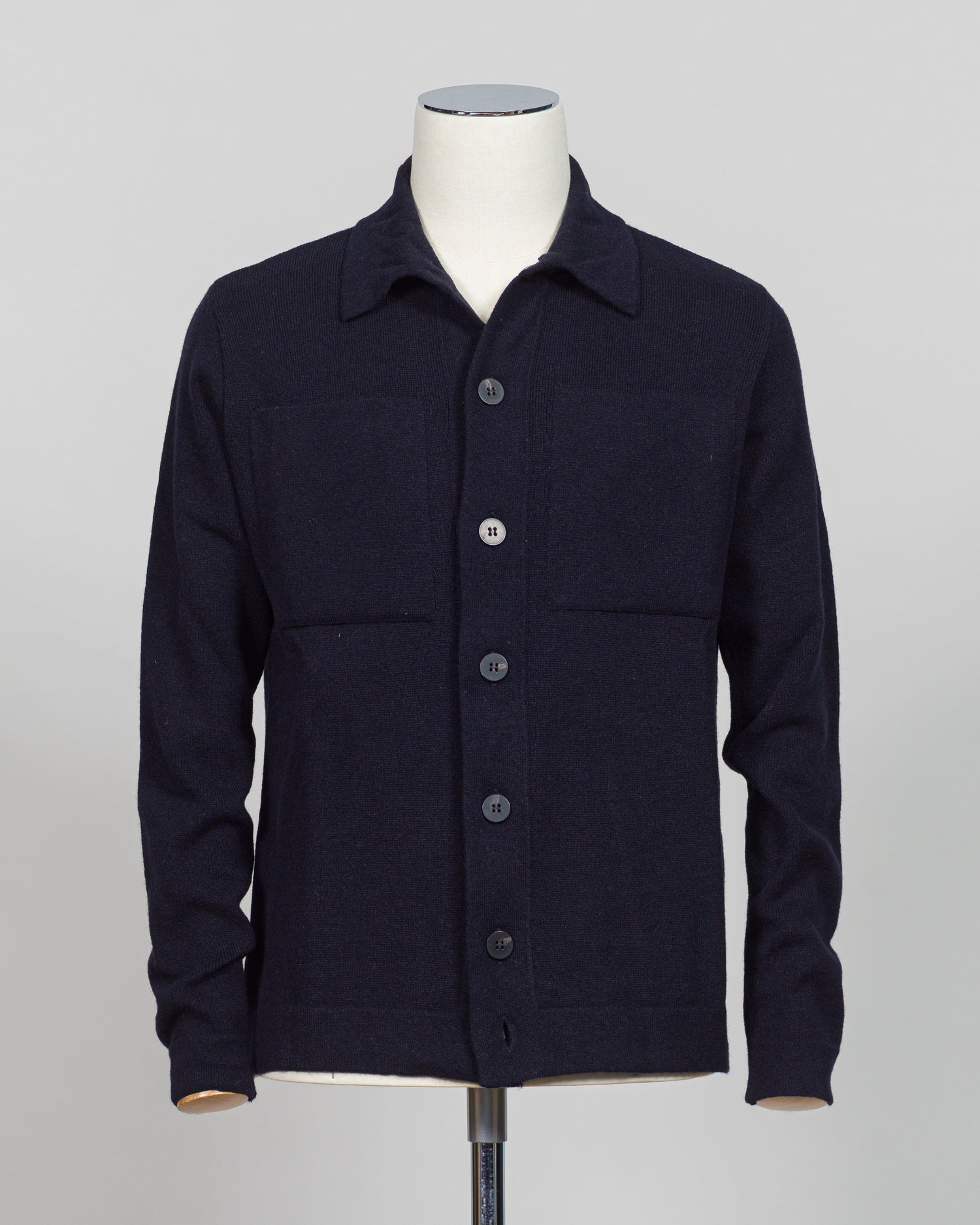 Crafted from a luxurious blend of wool and cashmere, the FLY3 Overshirt brings refined layering to your wardrobe. The structured silhouette works seamlessly over knitwear or worn open as a statement piece. Rich navy tone pairs effortlessly with neutrals and bold colors alike. Ideal for transitional seasons and versatile enough for both casual and tailored occasions. Expertly finished with attention to detail throughout.