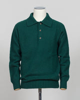 Crafted from luxurious shaggy wool, this Harley of Scotland polo combines traditional Scottish heritage with refined versatility. The textured knit delivers exceptional softness and warmth. Perfect for layering or wearing standalone, it transitions seamlessly from casual weekends to smart-casual occasions. The structured polo collar and quality construction ensure lasting appeal season after season.