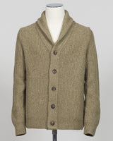 Gran Sasso Shawl Collar Cardigan / Pistachio