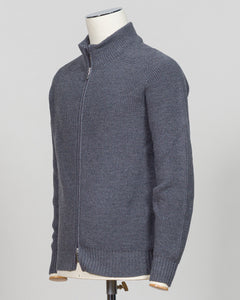 Water-repellent merino wool hoodie in warm grey. Engineered for layering and everyday wear, this Gran Sasso piece combines breathable warmth with practical weather resistance. Perfect for transitional seasons and active lifestyles. Gran Sasso Rain Wool Hoodie / Grey