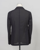 Composition: 55% Polyamide(Nylon) 45% Polyester
Modello: Monte Carlo / 1SMC22K
Color: Black / EN804
Unconstructed shoulder
Unlined
2 Buttons

Notch lapel
Patch pockets
Side vents
Made in Martina Franca, Italy