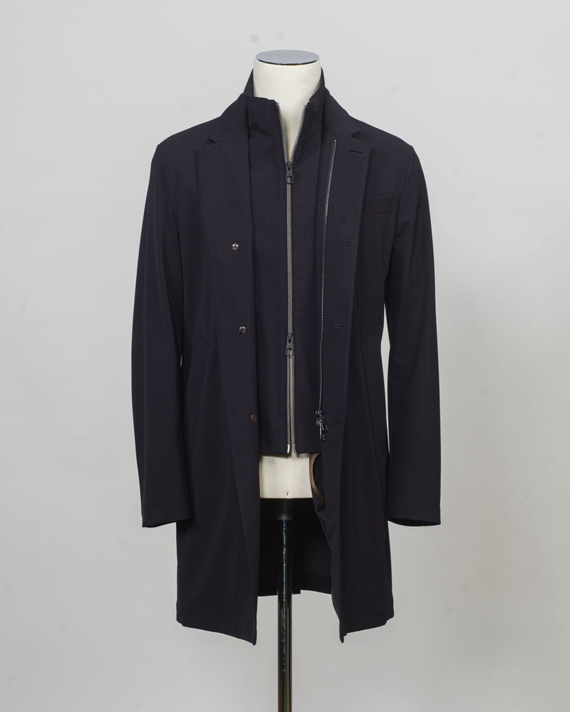 Fabric composition: 91% Polyester 9% Elastan
Color: Navy / 89
Article: S08MUC872 - 185
Two-way zip