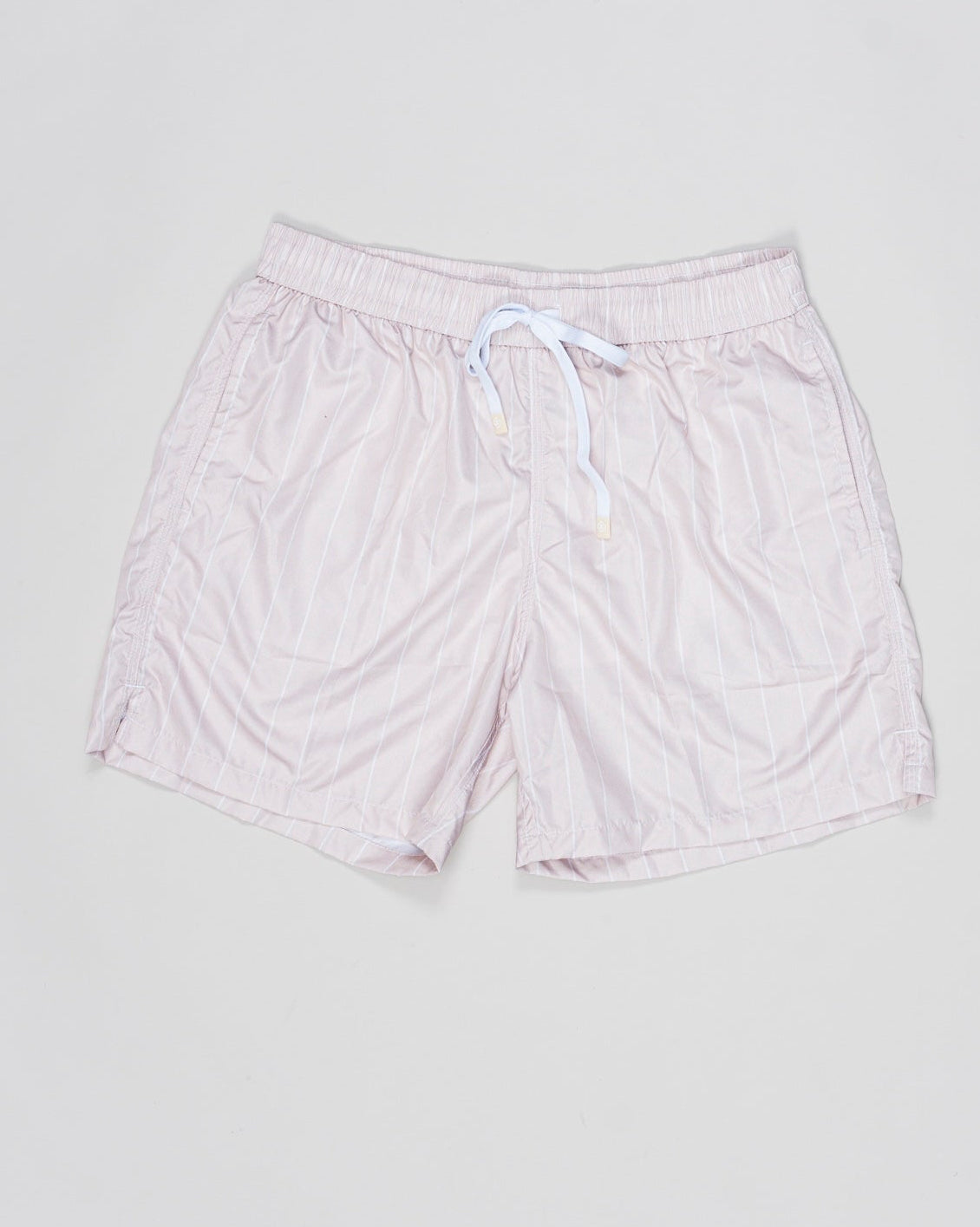 Gran Sasso Chalk Stripe Swim Shorts / Light Beige