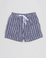 Composition: 100% Recycled Microfiber
Color: 598 / Navy
Article: 90102 / 44800
Model: Costume da bagno
Made in Italy Gran Sasso Striped Swim Shorts / Navy