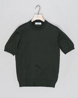 Ribbed collar
Short sleeves
Composition: 100% egyptian cotton
Style: Paricollo
57188/18163
Col. 484 Green
Made in Italy Gran Sasso Heavy Cotton Knit T-Shirt / Green