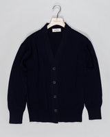 Composition: 100% Cotton
Color: 598 / Navy
Article: 23188 / 18051
Model: Cardigan M/L
Made in Italy Gran Sasso Cotton Cardigan / Navy