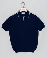 Composition: 100% Cotton
Color: 578 / Blue
Article: 57157 / 20642
Model: Tennis M/M
Made in Italy Gran Sasso Contrast Stripe Polo / Blue