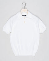Ribbed polo collar
Two buttons in front
Short sleeves
Composition: 93% cotton 7% cashmere
Style: Tennis
23168/17802
Col. 002 White Gran Sasso Cotton &amp; Cashmere Polo Shirt / White
Made in Italy