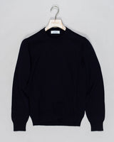Composition: 100% Cotton
Color: 598 / Navy
Article: 23107 / 18136
Model: Paricollo M/L
Made in Italy Gran Sasso Cotton Crew Neck Knit / Navy