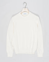 Composition: 100% Cotton
Color: 007 / Off White
Article: 23107 / 18136
Model: Paricollo M/L
Made in Italy Gran Sasso Cotton Crew Neck Knit / Off White