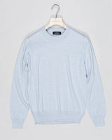 Composition: 85% Cotton 15% Cashmere
Color: 505 / Light Blue
Article: 57167 / 23216
Model: Paricollo M/L
Made in Italy Gran Sasso Melange Crew Neck / Light Blue