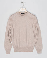 Composition: 85% Cotton 15% Cashmere
Color: 110 / Light Beige
Article: 57167 / 23216
Model: Paricollo M/L
Made in Italy Gran Sasso Melange Crew Neck / Light Beige