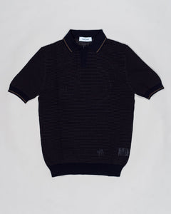 Composition: 100% Cotton
Color: 598 / Navy
Article: 57191 / 20650
Model: Tennis M/M
Made in Italy Gran Sasso Contrast Capri Collar Shirt / Navy