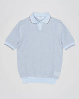 Composition: 100% Cotton
Color: 509 / Light Blue
Article: 57191 / 20650
Model: Tennis M/M
Made in Italy Gran Sasso Contrast Capri Collar Shirt / Light Blue