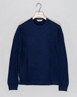 Composition: 100% Cashmere
Color: 905 / Blue
Article: 43132 / 26220
Model: Paricollo M/L
Made in Italy Gran Sasso Cashmere Crew Neck / Blue
