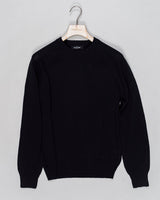 Composition: 93% Cotton 7% Cashmere
Color: 598 / Navy
Article: 23136 / 17802
Model: Paricollo M/L
Made in Italy Gran Sasso Cotton &amp; Cashmere Knit / Navy