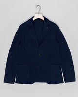 Composition: 68% Linen 32% Cotton
Color: 598 / Blue
Article: 57156 / 18652
Model: Giacca M/L
Made in Italy Gran Sasso Knitted Blazer / Blue