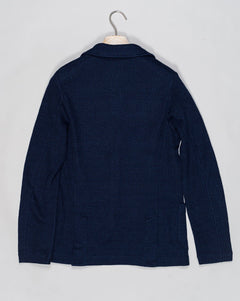 Composition: 68% Linen 32% Cotton
Color: 598 / Blue
Article: 57156 / 18652
Model: Giacca M/L
Made in Italy Gran Sasso Knitted Blazer / Blue