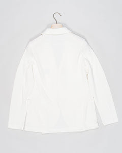 Composition: 68% Linen 32% Cotton
Color: 001 / White
Article: 57156 / 18652
Model: Giacca M/L
Made in Italy Gran Sasso Knitted Blazer / White