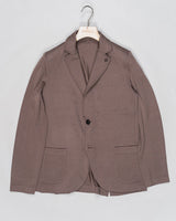 Composition: 100% Virgin Wool
Color: 148 / Taupe
Article: 57156 / 14512
Model: Giacca M/L
Made in Italy Gran Sasso Knitted Wool Blazer / Taupe