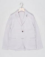 Composition: 100% Virgin Wool
Color: 051 / Light Grey
Article: 57156 / 14512
Model: Giacca M/L
Made in Italy Gran Sasso Knitted Wool Blazer / Light Grey
