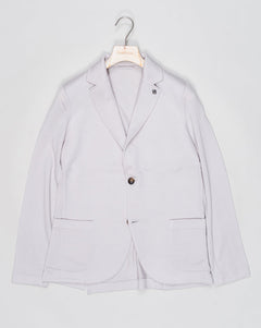 Composition: 100% Virgin Wool
Color: 051 / Light Grey
Article: 57156 / 14512
Model: Giacca M/L
Made in Italy Gran Sasso Knitted Wool Blazer / Light Grey