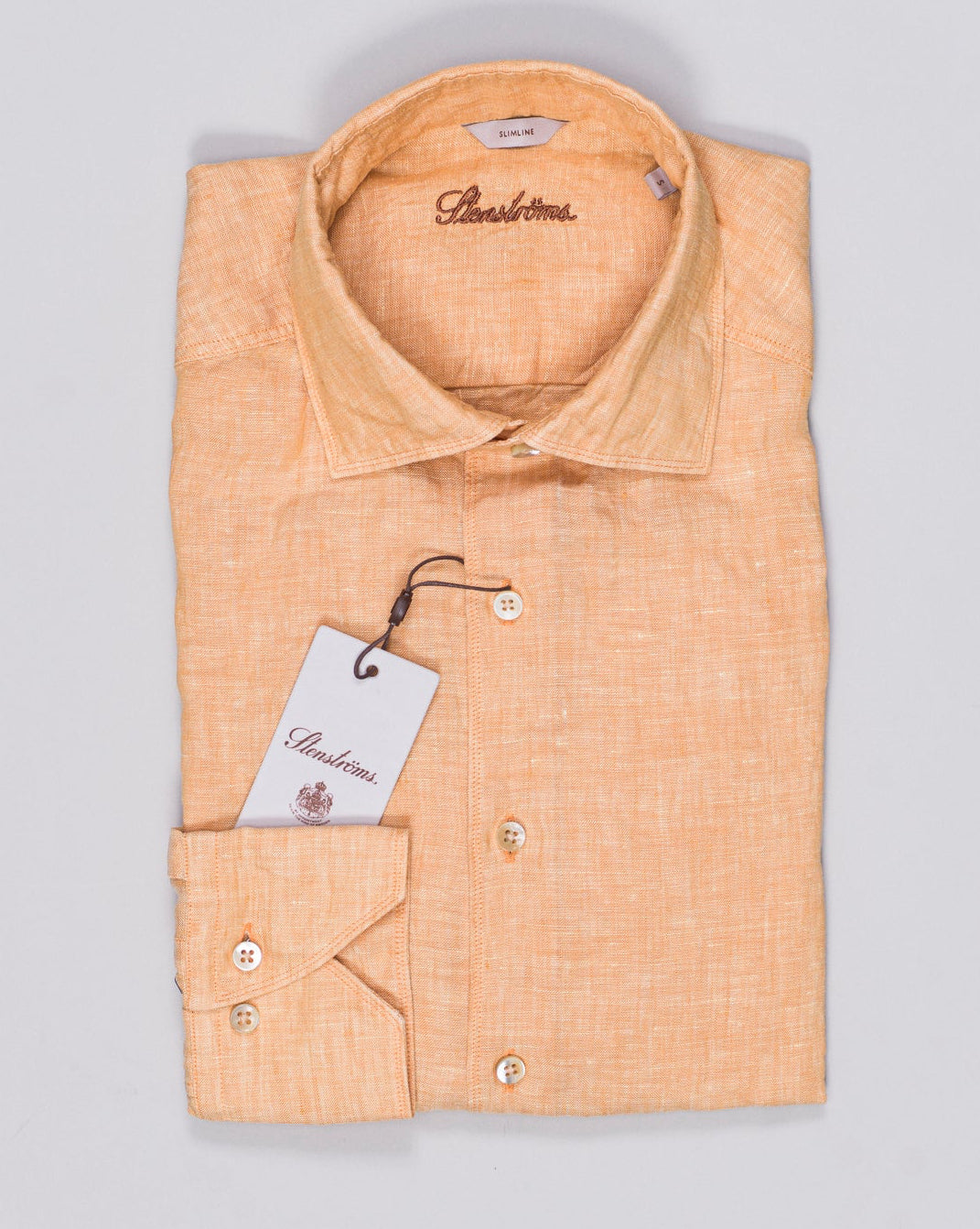 Art. 7747219170
Col. 740 Light Orange
Slimline
100% Linen Stenströms Linen Shirt / Light Orange