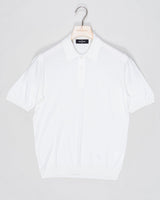 Composition: 100% Silk
Color: 005 / Off White
Article: 43110 / 23503
Model: Tennis M/M
Made in Italy Gran Sasso Silk Polo / Off White