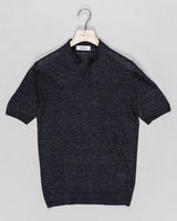 Composition: 100% Linen
Color: 098 / Anthracite
Article: 57174 / 24801
Model: Tennis M/M
Made in Italy Gran Sasso Linen Capri Collar Shirt / Anthracite