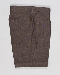 Composition: 100% Linen
Model: Chiaia Long
Article: lm104 &nbsp;
Color: Brown&nbsp;
PU19CHIAIALONGLM104 62034990
Made in Martina France, Puglia, Italy Berwich Chiaia Long Linen 1 Pleat Trousers / Brown