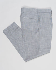 Fabric: Loro Piana Summertime: 71% Virgin wool natural stretch 15% Silk 14% Linen
Model: Chiaia Long
Article: PU19CHIAIALONGLP184U
Color: Light Grey
Made in Martina Franca, Puglia, Italy Berwich Chiaia Long Loro Piana Summertime Trousers / Light Grey