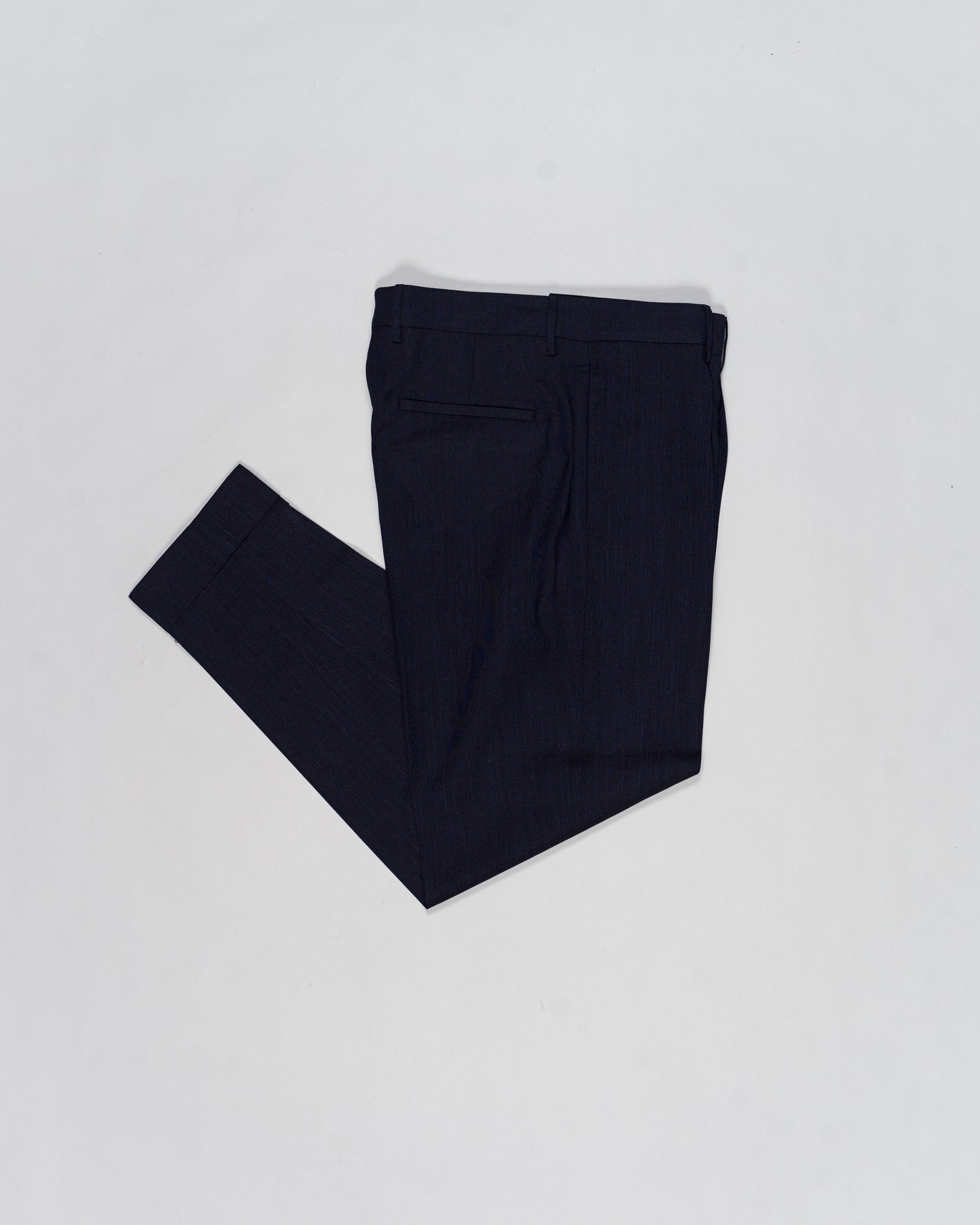Berwich Chiaia Long Loro Piana Summertime Trousers / Navy
