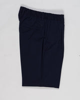 Elastic with drawstring waist
Zip and snap button fastening
Slanted pockets
Back pocket with snap button
Article: PT000183U 33484
Color: 9200 / Navy
Made in Republic of Moldova Herno Wool &amp; Nylon Stretch Trousers / Navy
