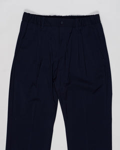 Elastic with drawstring waist
Zip and snap button fastening
Slanted pockets
Back pocket with snap button
Article: PT000183U 33484
Color: 9200 / Navy
Made in Republic of Moldova Herno Wool &amp; Nylon Stretch Trousers / Navy